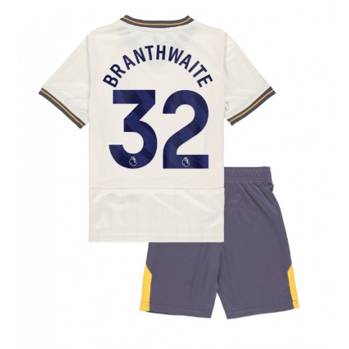 Fotbalové Dres Everton Jarrad Branthwaite #32 Dětské Alternativní 2024-25 Krátký Rukáv (+ trenýrky)